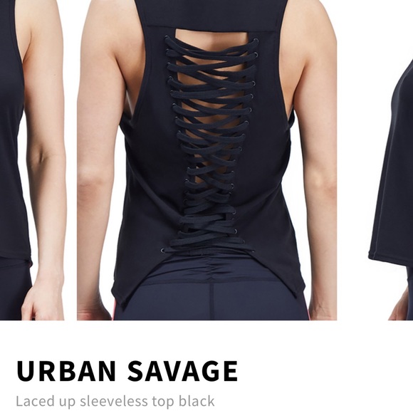 NWT Urban Savage Laced Muscle Tee - Picture 2 of 3
